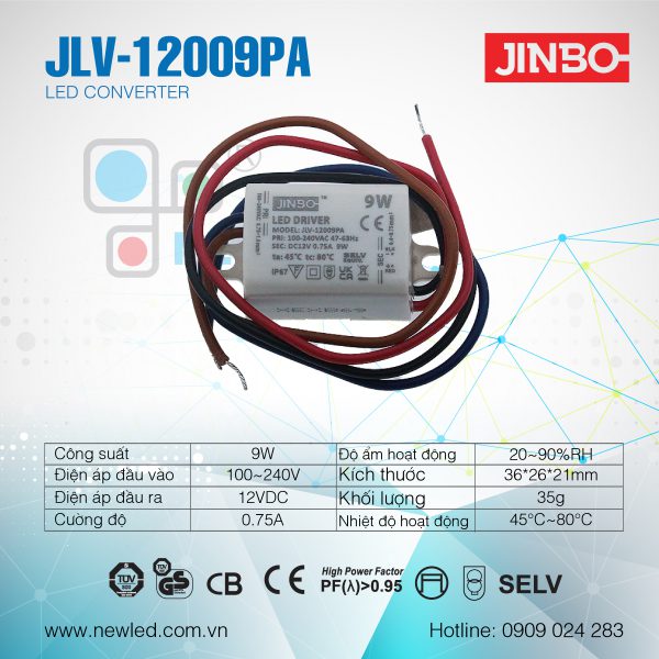 Nguồn Jinbo 9W JLV-12009PA