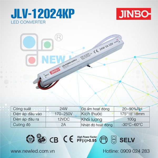 Nguồn Jinbo 24W JLV-12024KP